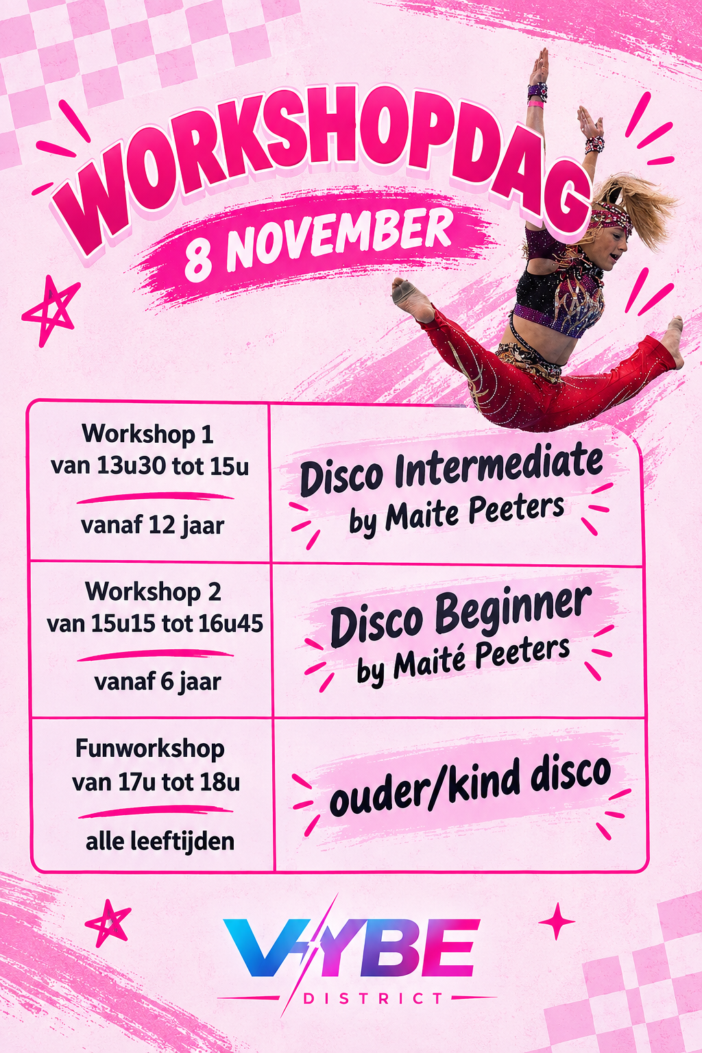 Affiche van Workshopdag 8 november
